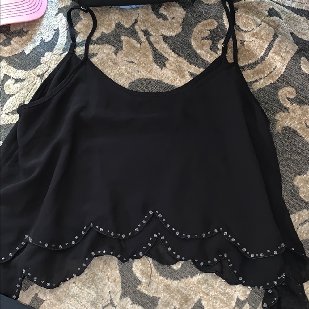 cute black crop top